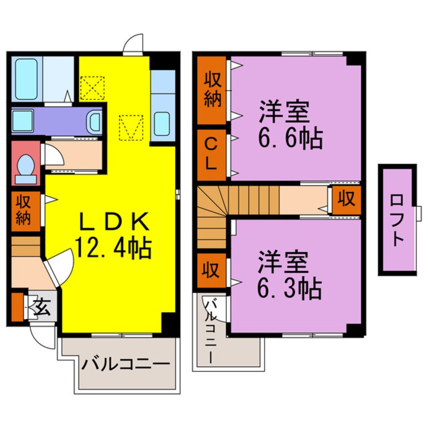 間取図 グリーン・ゲーブルズ