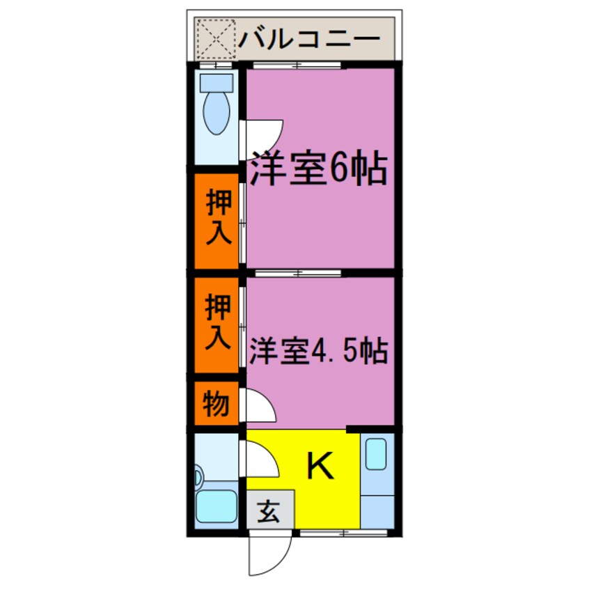 間取図 大崎荘