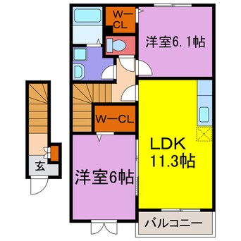 間取図 アプローズA・B