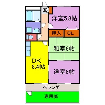 間取図 ハイツエトワール