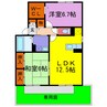 ベルメゾンA・B 2LDKの間取り