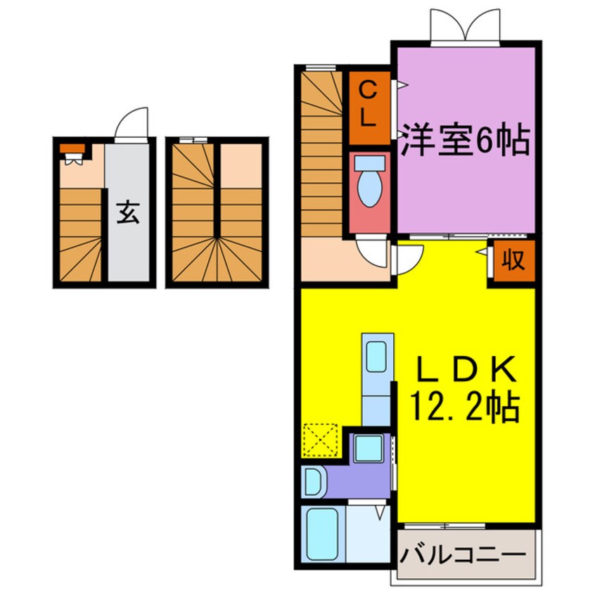 間取図 エスペランサⅡ・Ⅲ