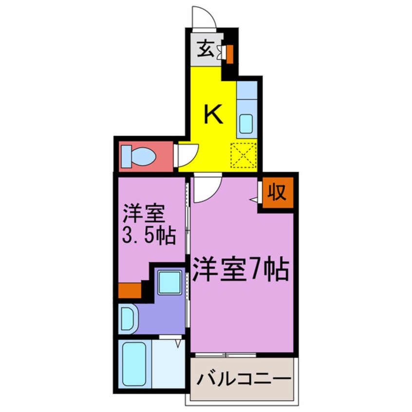 間取図 エスペランサⅡ・Ⅲ