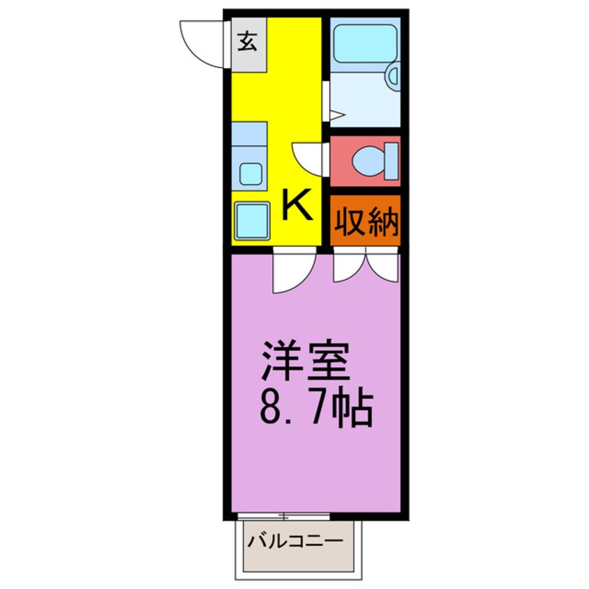 間取図 キャトルセゾン福崎