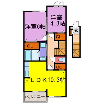 間取図 プロスペリティー１１５