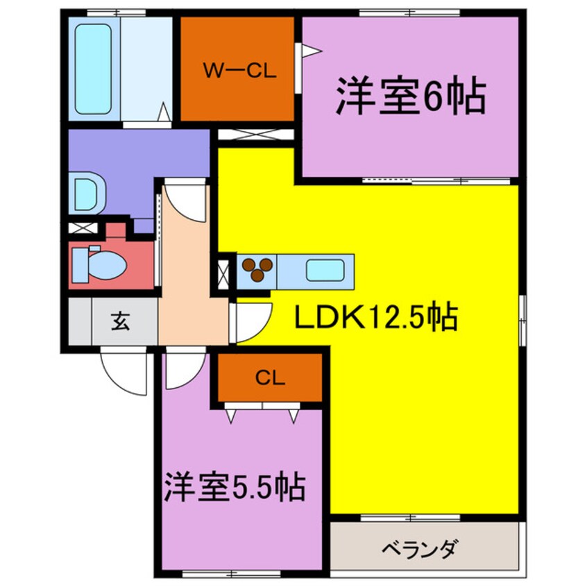 間取図 エクセレントパル