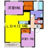 エクセレントパル 2LDKの間取り