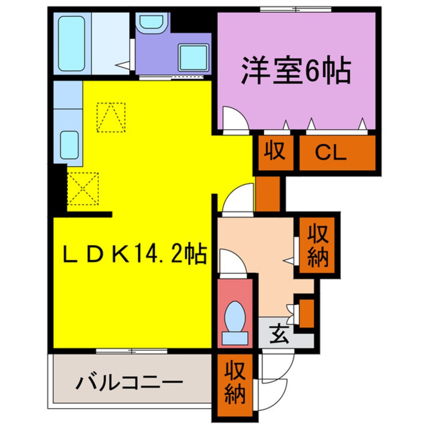 間取図 ラ・ブリーズ　ハル　Ⅰ・Ⅱ