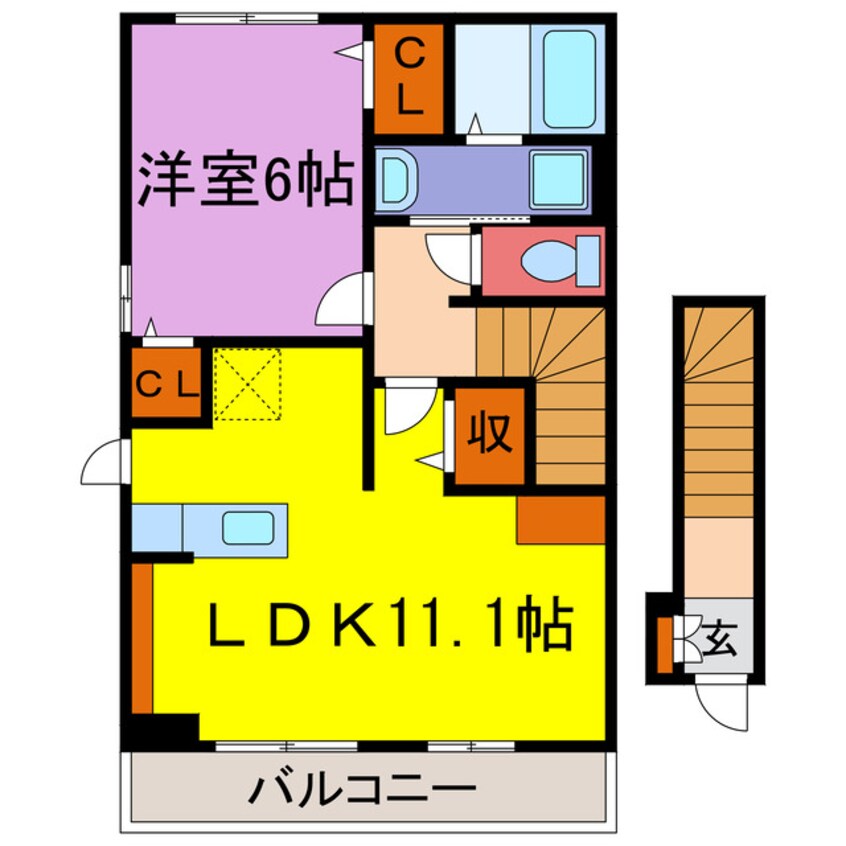 間取図 ラ・ブリーズ　ハル　Ⅰ・Ⅱ