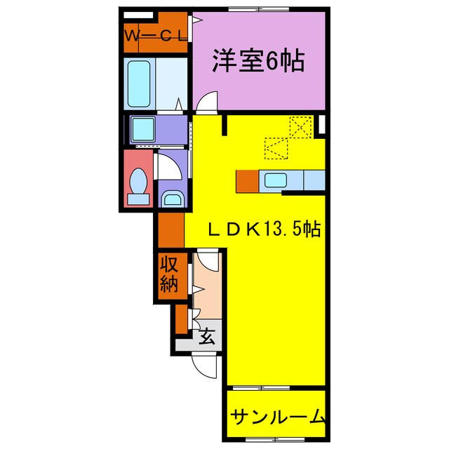 間取り図 メゾン・ルタオ