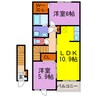 メゾン・ルタオ 2LDKの間取り