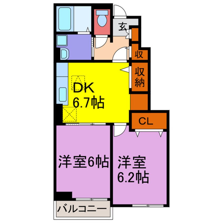 間取図 エスペランサ香寺