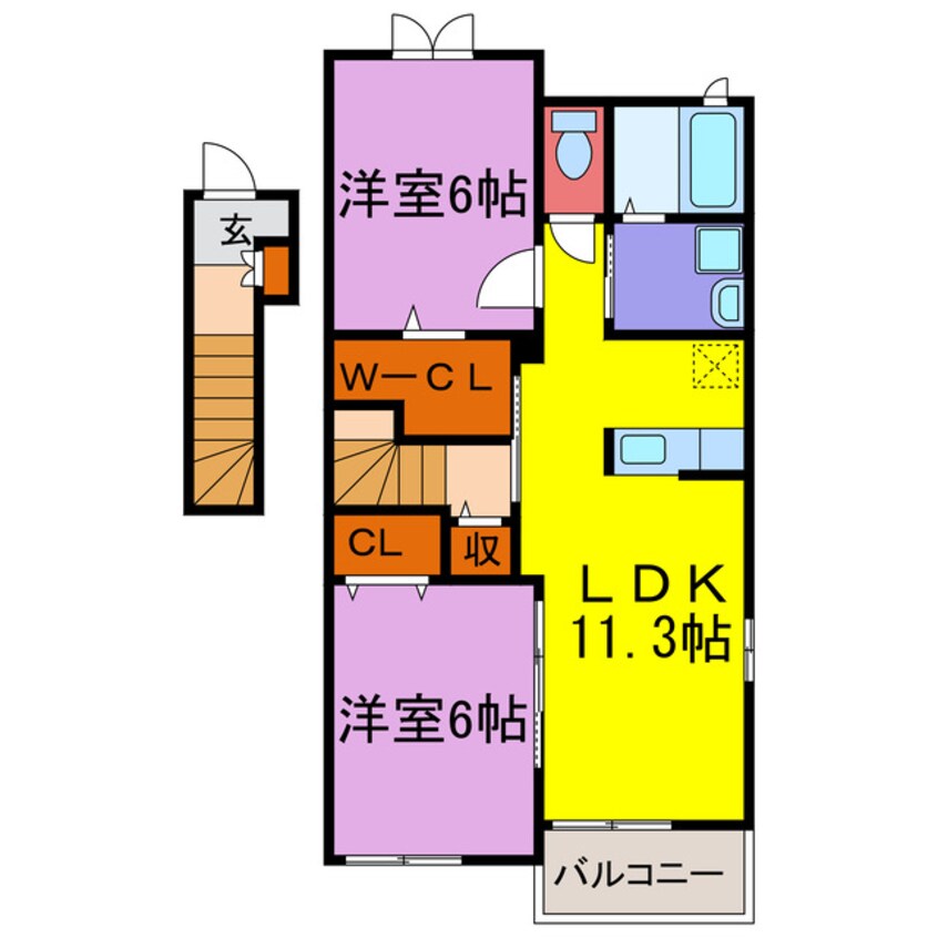 間取図 エスペランサ香寺