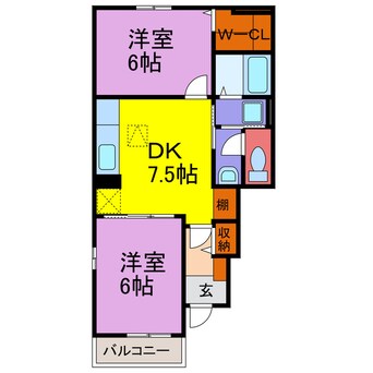 間取図 アーバン・イースト