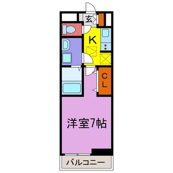 間取図 フリーデハクロ