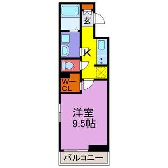 間取図 フリーデハクロ