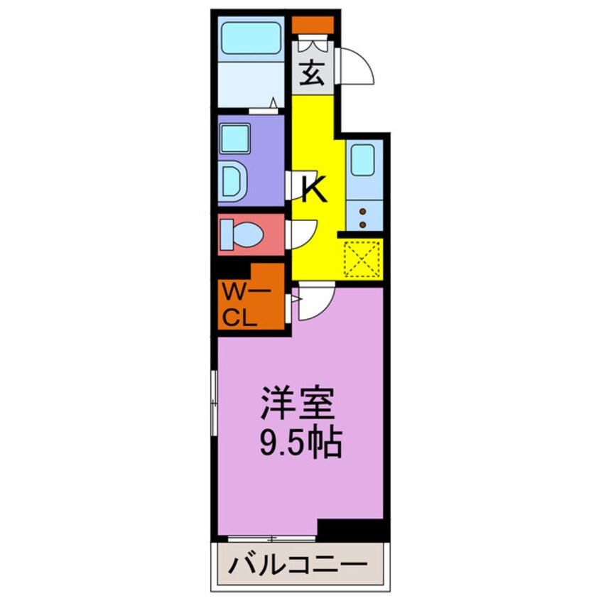 間取図 フリーデハクロ