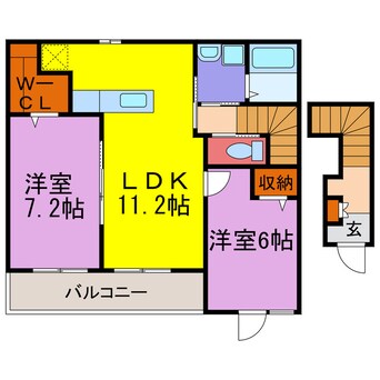 間取図 レジデンス　K