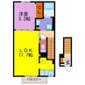 カプリＡ・Ｂ・Ｃ 1LDKの間取り