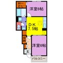 アロッジオアルビコッカの間取図