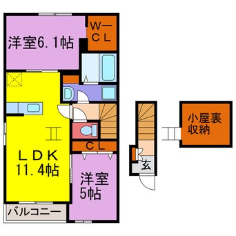 間取図 シトロンⅠ・Ⅱ