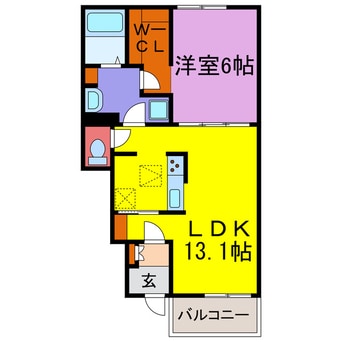 間取図 ジュワイユー・ベルⅠⅡ