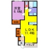 ベルメゾン（香寺町中仁野） 1LDKの間取り