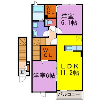 間取図 グランフィオーレA・B・C