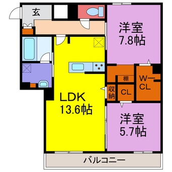 間取図 クレアトーレ神河