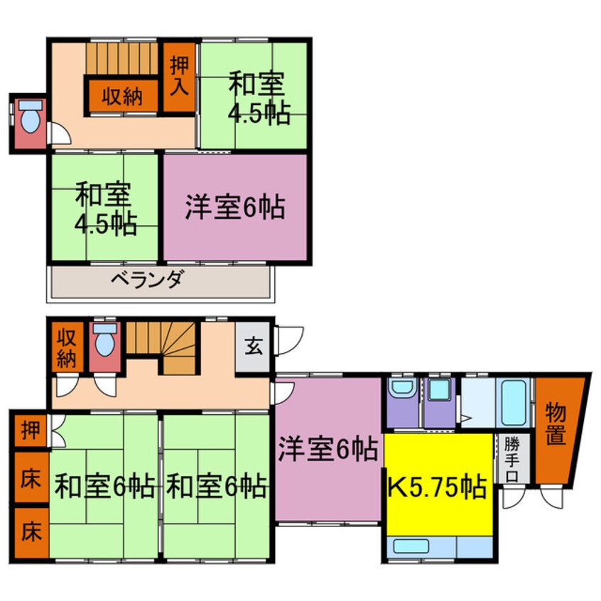 間取図 福田　足立邸