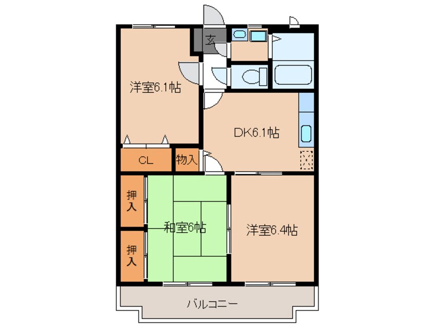 間取図 メゾンローリエ