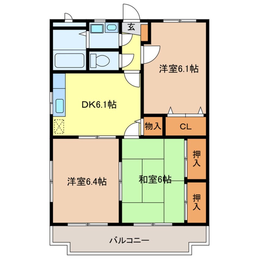 間取図 ユーミー花いち