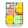 KOINOMOTOマンション 3DKの間取り