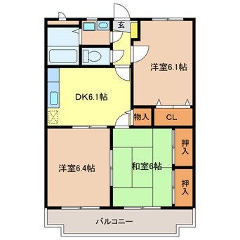 間取図 KOINOMOTOマンション