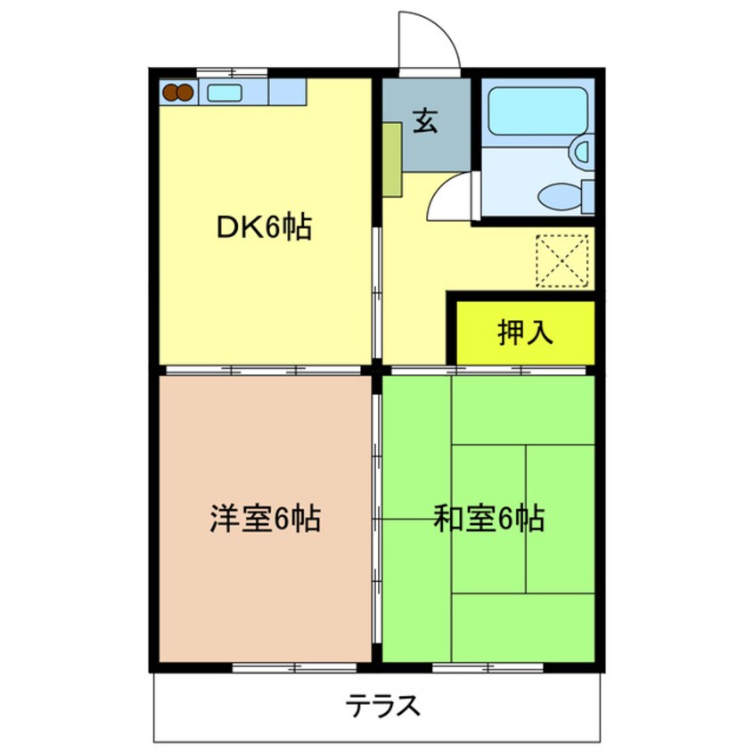 間取図 ダイケンハイツ