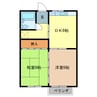 ダイケンハイツ 2DKの間取り