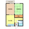 ダイケンハイツ 2DKの間取り