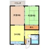 ダイケンハイツ 2DKの間取り