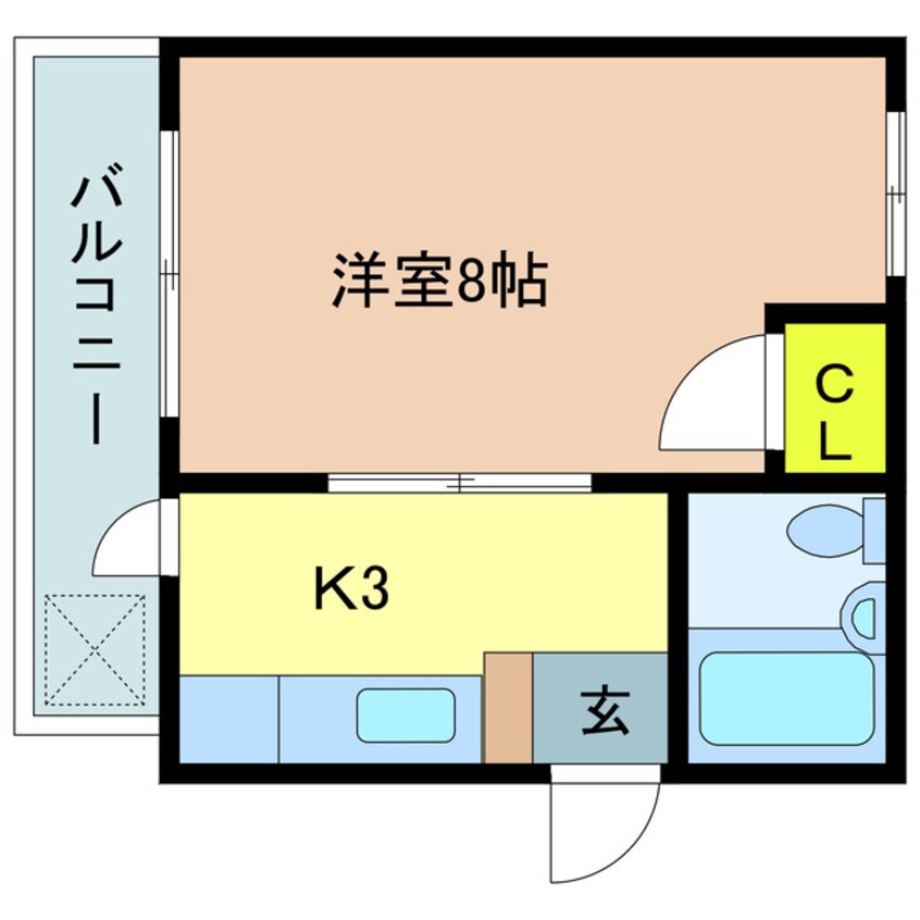 間取図 ハイツＰＡＬ