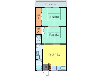 間取図 ハイツ岩田