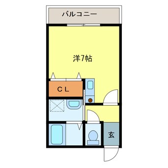 間取図 メゾン学園Ⅱ