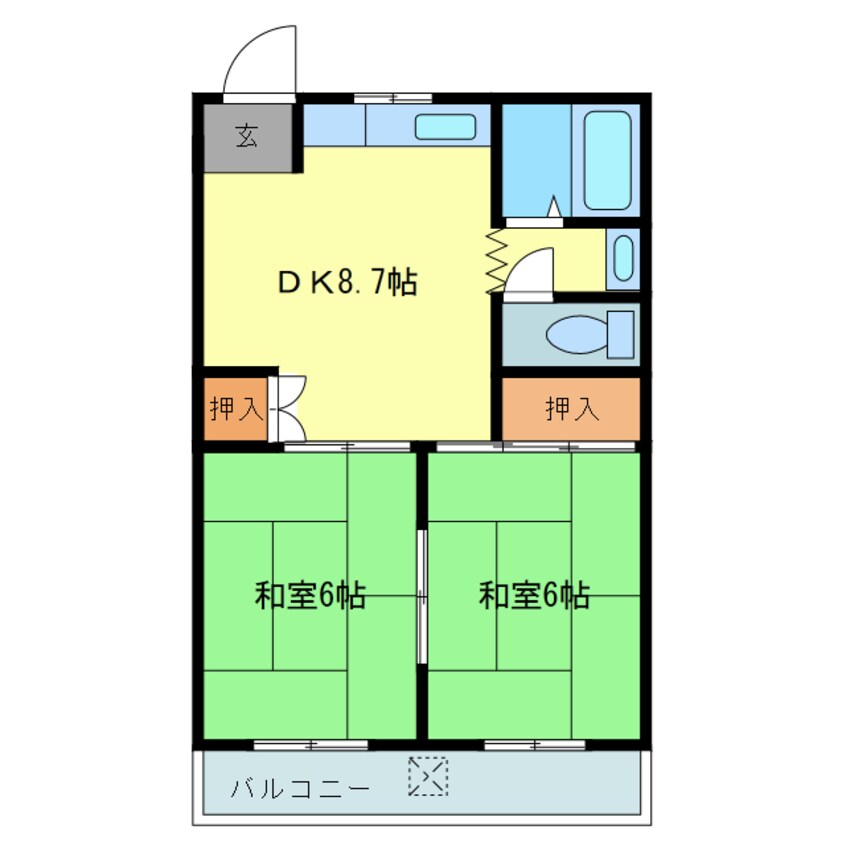 間取図 サクラマンション