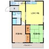 エコハウスみふね 2LDKの間取り