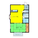 千里ヶ丘ハイツの間取図