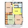 ユーミーさの 3DKの間取り