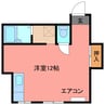 柳橋ビル（稗田） 1Rの間取り