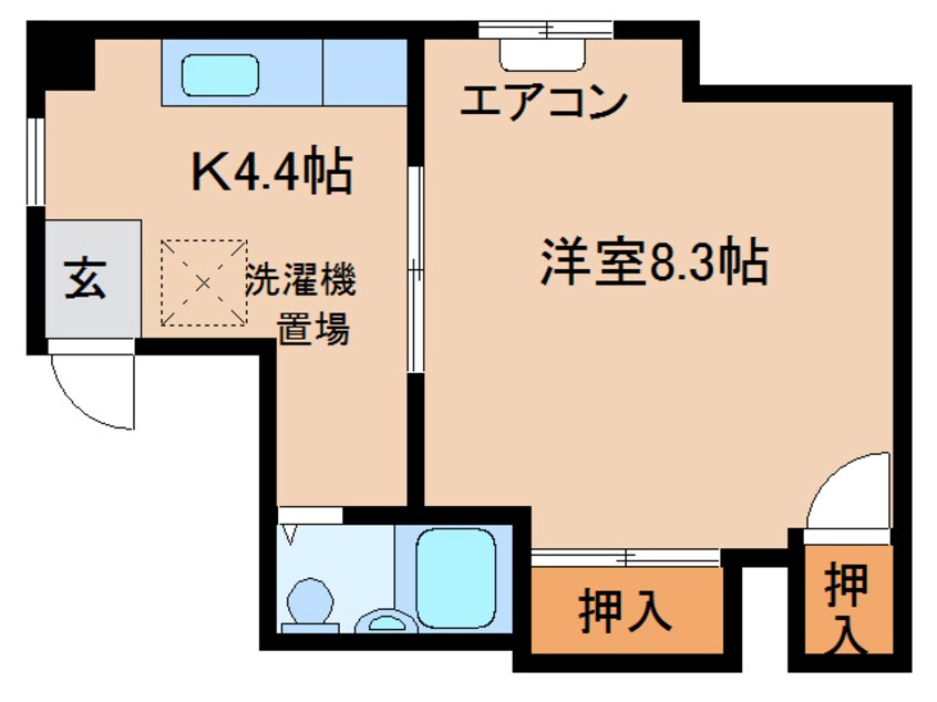 間取図 柳橋ビル（稗田）