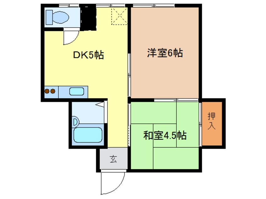 間取図 柳橋ビル（稗田）