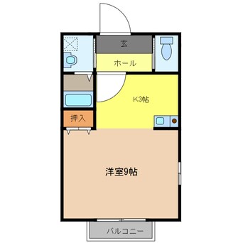 間取図 アパートメントＫ’ｓⅡ