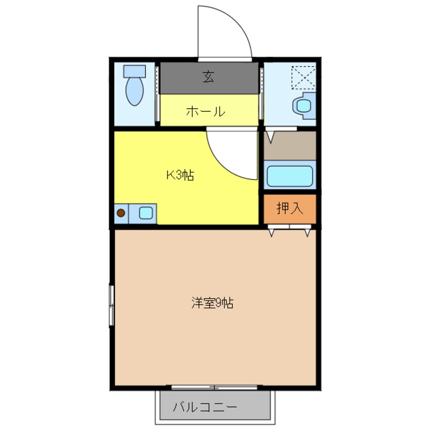 間取図 アパートメントＫ’ｓⅡ